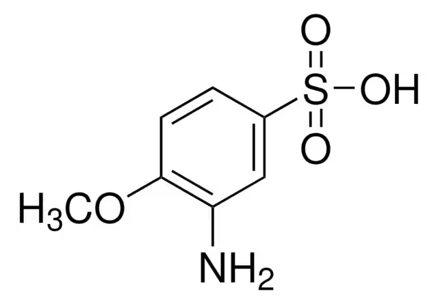 2-Anisidine-4-sulfonic acid structure, CAS 98-42-0