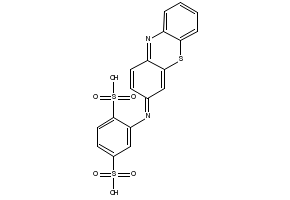 2-Amino-1,4-benzenedisulfonic acid structure, CAS 98-44-2