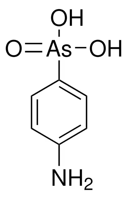 4-Aminophenylarsonic acid structure, CAS 98-50-0