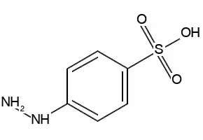 4-Hydrazinobenzenesulfonic acid structure, CAS 98-71-5