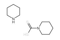 Piperidine pentamethylenedithiocarbamate structure, CAS 98-77-1