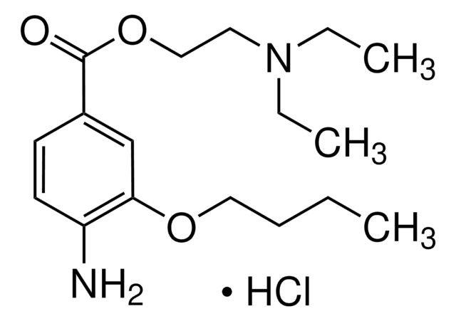 Oxybuprocaine structure, CAS 99-43-4