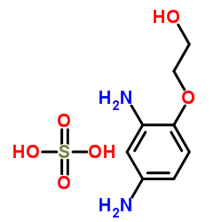 2,4-Diaminophenoxyethanol sulfate structure, CAS 70643-20-8
