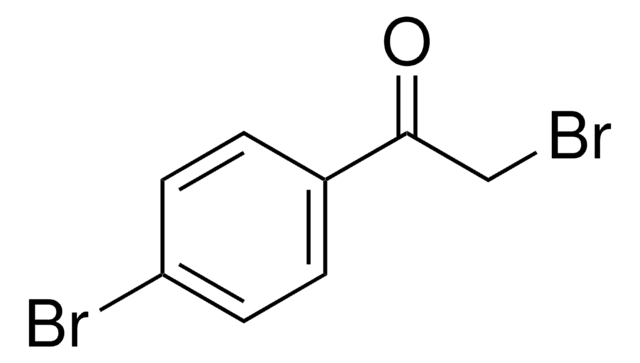 2,4'-Dibromoacetophenone structure, CAS 99-73-0