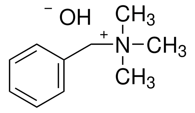 Benzyltrimethylammonium hydroxide structure, CAS 100-85-6