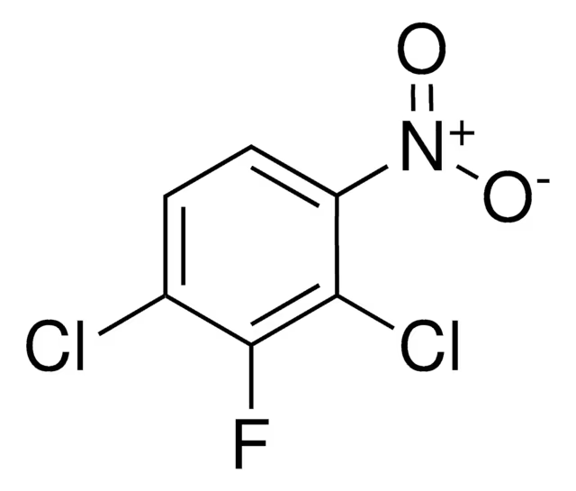 2,4-Dichloro-3-fluoronitrobenzene structure, CAS 393-79-3