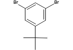 1,3-DIBROMO-5-TERT-BUTYLBENZENE structure, CAS 129316-09-2