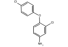 2,4'-Dichloro-4-aminodiphenyl ether structure, CAS 24900-79-6