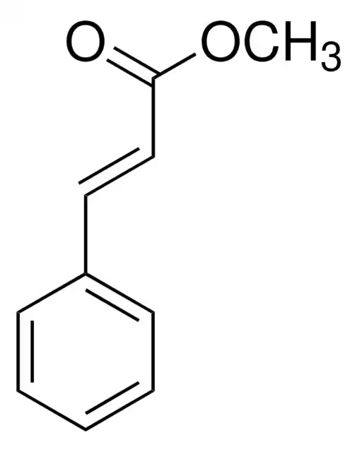 Methyl cinnamate structure, CAS 103-26-4