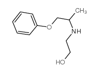 N-(Phenoxyisopropyl)ethanolamine structure, CAS 103-39-9