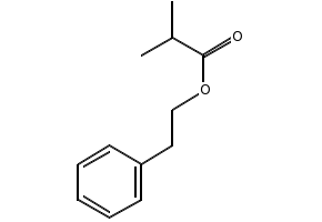 Phenethyl isobutyrate structure, CAS 103-48-0