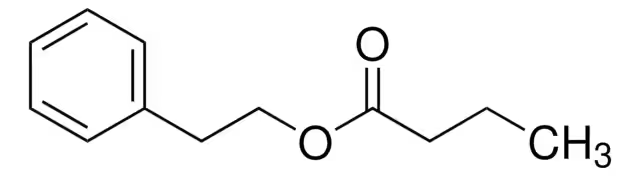 Phenethyl butyrate structure, CAS 103-52-6