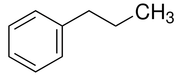 Propylbenzene structure, CAS 103-65-1