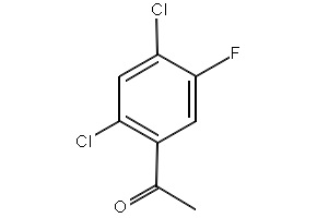 2',4'-Dichloro-5'-fluoroacetophenone structure, CAS 704-10-9