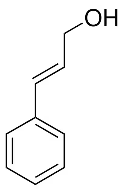 Cinnamyl alcohol structure, CAS 104-54-1