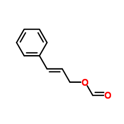 Cinnamyl formate structure, CAS 104-65-4