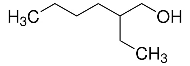 2-Ethylhexanol structure, CAS 104-76-7