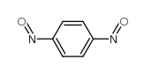 1,4-Dinitrosobenzene structure, CAS 105-12-4