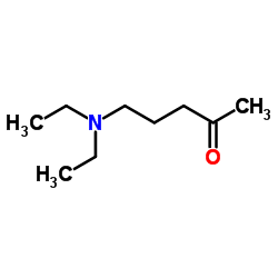 5-Diethylamino-2-pentanone structure, CAS 105-14-6