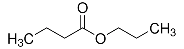 Propyl butyrate structure, CAS 105-66-8