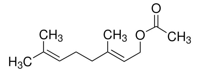 Geranyl acetate structure, CAS 105-87-3