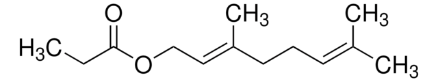 Geranyl propionate structure, CAS 105-90-8