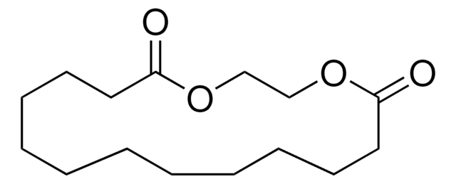 Ethylene brassylate structure, CAS 105-95-3