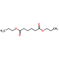 Dipropyl adipate structure, CAS 106-19-4