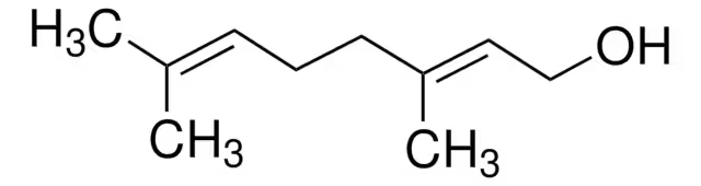 Geraniol structure, CAS 106-24-1