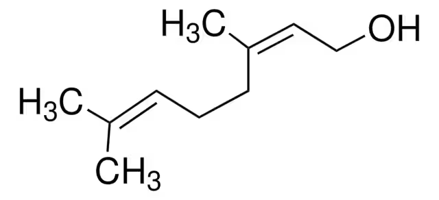 Nerol structure, CAS 106-25-2
