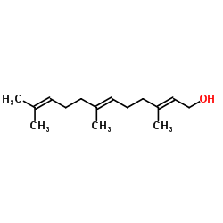 (E,E)-Farnesol structure, CAS 106-28-5
