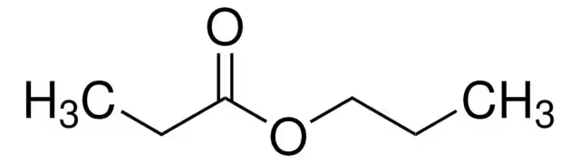 Propyl propionate structure, CAS 106-36-5