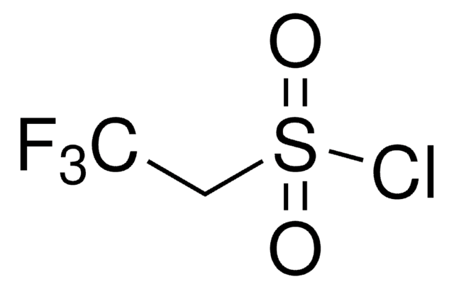 2,2,2-TRIFLUOROETHANESULFONYL CHLORIDE structure, CAS 1648-99-3