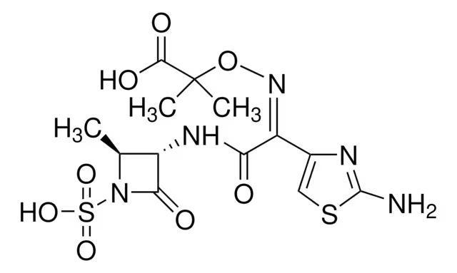 Aztreonam structure, CAS 78110-38-0
