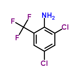 2,4-Dichloro-6-(trifluoromethyl)aniline structure, CAS 62593-17-3