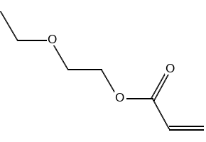 2-Ethoxyethyl acrylate structure, CAS 106-74-1