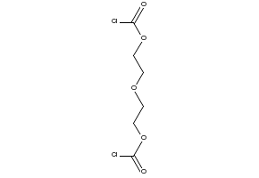 Oxydiethylene bis(chloroformate) structure, CAS 106-75-2