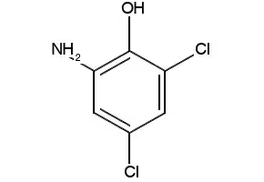2,4-Dichloro-6-aminophenol structure, CAS 527-62-8