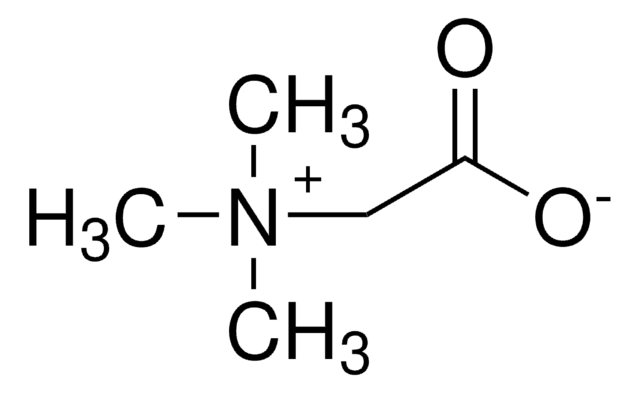 Betaine structure, CAS 107-43-7