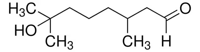 3,7-Dimethyl-7-hydroxyoctanal structure, CAS 107-75-5