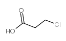 3-Chloropropionic acid structure, CAS 107-94-8