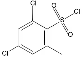 2,4-Dichloro-6-methylbenzene sulphonamide structure, CAS 568577-80-0