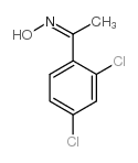 2,4-Dichloroacetophenone oxime structure, CAS 71516-67-1