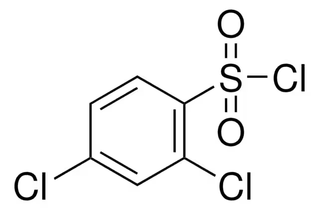 2,4-Dichlorobenzenesulphonyl chloride structure, CAS 16271-33-3