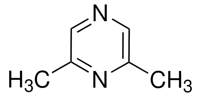 2,6-Dimethylpyrazine structure, CAS 108-50-9