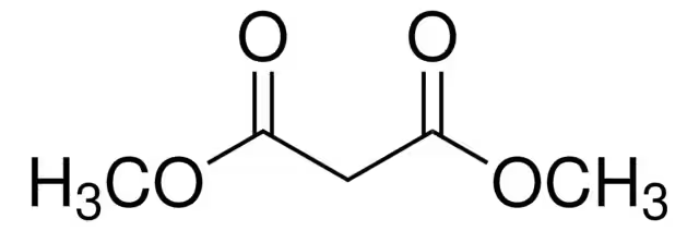 Dimethyl malonate structure, CAS 108-59-8