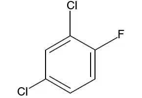 2,4-Dichlorofluorobenzene structure, CAS 1435-48-9