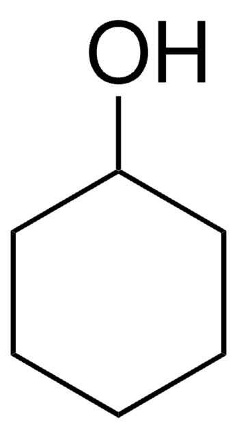 Cyclohexanol structure, CAS 108-93-0