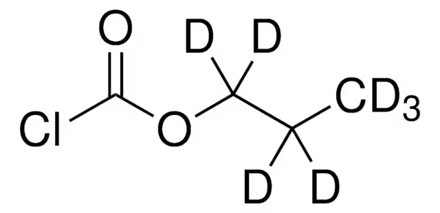 Propyl chloroformate structure, CAS 109-61-5