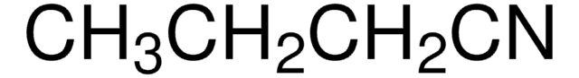 Butyronitrile structure, CAS 109-74-0